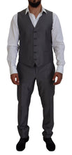 Gray SICILIA 3 Piece Slim Fit Suit Dolce & Gabbana