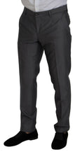Gray SICILIA 3 Piece Slim Fit Suit Dolce & Gabbana