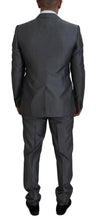 Gray SICILIA 3 Piece Slim Fit Suit Dolce & Gabbana