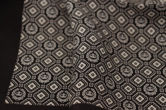 Black Patterned DG Logo Square Handkerchief Scarf Dolce & Gabbana