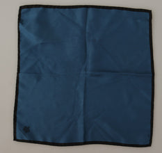 Black Blue DG Crown Printed Square Handkerchief Scarf Dolce & Gabbana