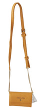 Yellow Logo Leather Shoulder Strap Sling Bag Patrizia Pepe