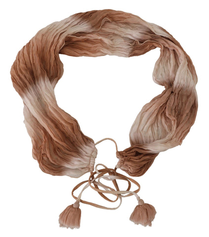 Multicolor Silk Wrap Shawl Foulard Scarf Ermanno Scervino