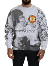 White Cotton Crewneck Pullover Sweatshirt Sweater MSGM