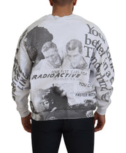 White Cotton Crewneck Pullover Sweatshirt Sweater MSGM