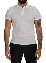 White Cotton Collared Short Sleeves Polo T-shirt FRADI