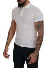 White Cotton Collared Short Sleeves Polo T-shirt FRADI