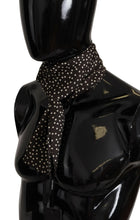 Brown Polka Dot Men Scarf Neck Wrap Shawl Scarf Dolce & Gabbana