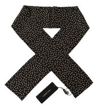 Brown Polka Dot Men Scarf Neck Wrap Shawl Scarf Dolce & Gabbana