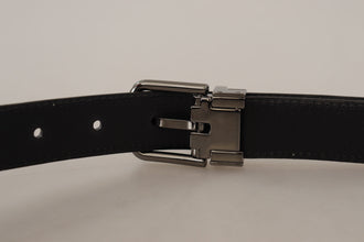 Multicolor Exotic Leather Patchwork Metal Belt Dolce & Gabbana