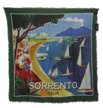Multicolor Sorrento DG Shawl Fringe Scarf Dolce & Gabbana