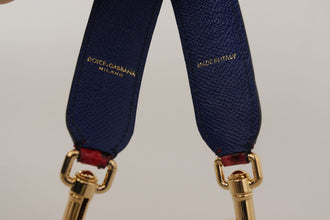 Red Exotic Leather Crystals Shoulder Strap Dolce & Gabbana