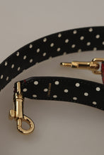 Red Python Leather Crystals Reversible Shoulder Strap Dolce & Gabbana