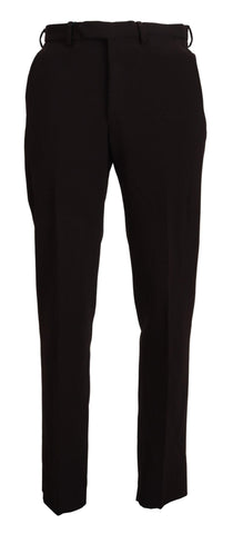 Brown Straight Fit Formal Men Pants BENCIVENGA
