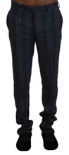 Gray Pure Wool Men Checkered Pants BENCIVENGA