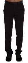 Brown Straight Fit Formal Men Pants BENCIVENGA