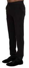 Brown Straight Fit Formal Men Pants BENCIVENGA