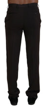 Brown Straight Fit Formal Men Pants BENCIVENGA