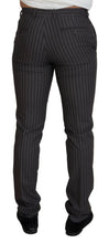 Brown Stripes Slim Fit Men Pants BENCIVENGA