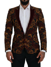 Multicolor Floral Single Breasted Martini Blazer Dolce & Gabbana