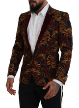 Multicolor Floral Single Breasted Martini Blazer Dolce & Gabbana
