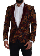 Multicolor Floral Single Breasted Martini Blazer Dolce & Gabbana