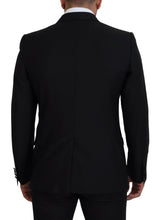 Black Slim Fit Formal Martini Blazer Dolce & Gabbana