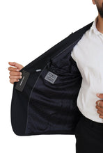 Dark Blue Wool Formal Sicilia Blazer Dolce & Gabbana