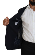Blue Wool Formal Taormina Blazer Dolce & Gabbana
