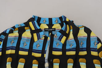 Multicolor Printed Viscose Casual Shirt Dolce & Gabbana