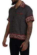 Multicolor Patterned Silk Casual Shirt Dolce & Gabbana