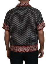 Multicolor Patterned Silk Casual Shirt Dolce & Gabbana