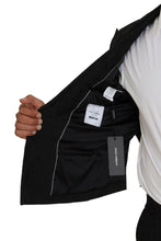 Black Polyester Men 2 Piece MARTINI Suit Dolce & Gabbana