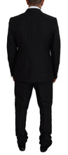 Black Single Breasted 2 Piece MARTINI Suit Dolce & Gabbana