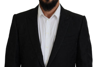 Black Single Breasted 2 Piece MARTINI Suit Dolce & Gabbana