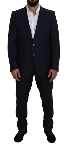 Blue Single Breasted 2 Piece MARTINI Suit Dolce & Gabbana