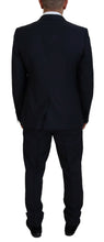Blue Single Breasted 2 Piece MARTINI Suit Dolce & Gabbana