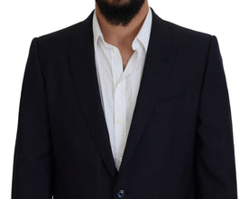 Blue Single Breasted 2 Piece MARTINI Suit Dolce & Gabbana