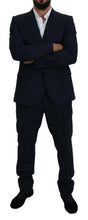 Blue Single Breasted 2 Piece MARTINI Suit Dolce & Gabbana