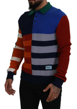 Multicolor Stripes Wool Pullover Sweater Dolce & Gabbana