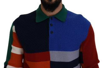 Multicolor Stripes Wool Pullover Sweater Dolce & Gabbana