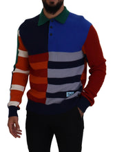 Multicolor Stripes Wool Pullover Sweater Dolce & Gabbana