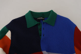 Multicolor Stripes Wool Pullover Sweater Dolce & Gabbana