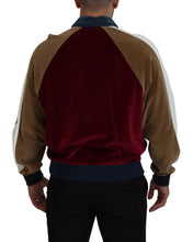 Multicolor Cotton Collared Pullover Sweater Dolce & Gabbana