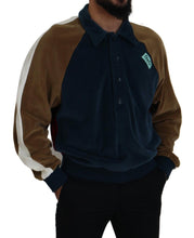 Multicolor Cotton Collared Pullover Sweater Dolce & Gabbana