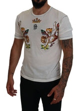 White Printed Short Sleeves Men T-shirt Dolce & Gabbana