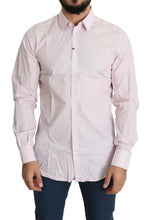 Light Pink Cotton Formal GOLD Dress Shirt Dolce & Gabbana
