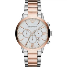 Elegant Two-Tone Timepiece for Men Emporio Armani