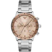Classic Chronograph Steel Men's Watch Emporio Armani