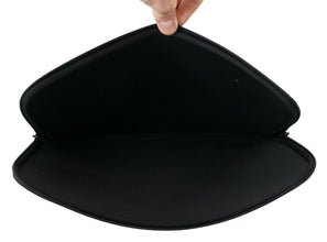 Black Padded Pouch Bag Zipper Cover Sleeve Case Gant